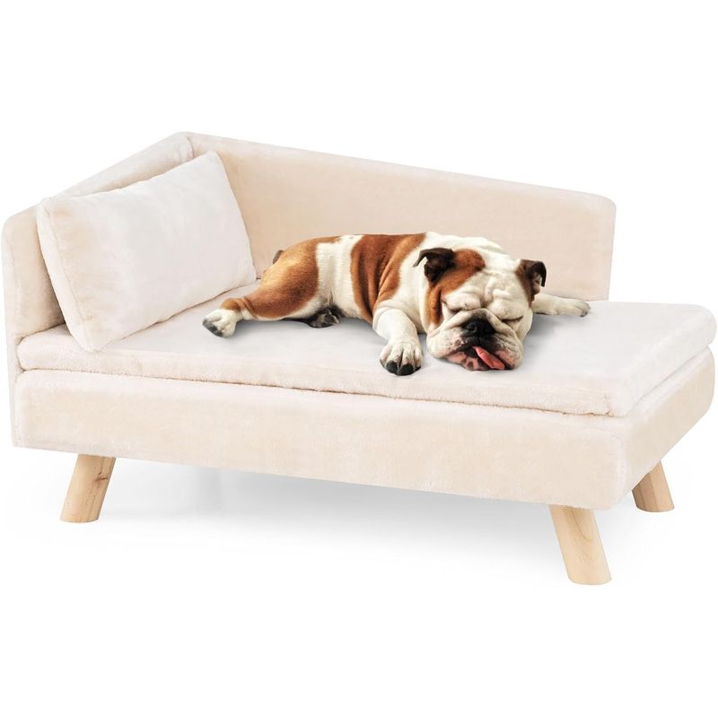 Giantex Canapé pour Chien Grand, Moyenne Taille, 83,5x54x47 CM