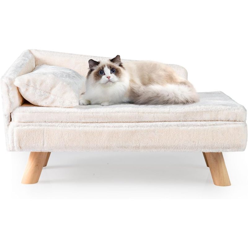 Giantex Canapé pour Chien Grand, Moyenne Taille, 71x41x38,5 CM