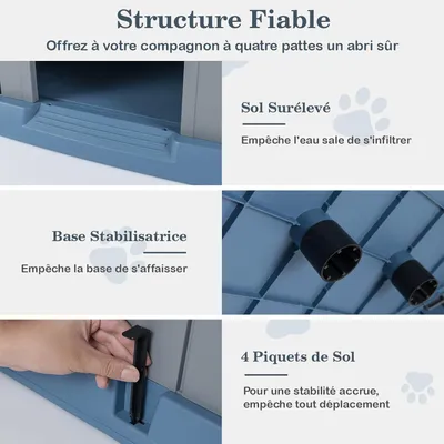 Giantex Niche pour Chien Exterieur de Petite et Moyenne Taille