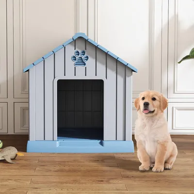 Giantex Hundehütte Für Kleine Und Mittelgroße Hunde Im Außenbereich Giantex Hundehütte Für Kleine Und Mittelgroße Hunde Im Außenbereich