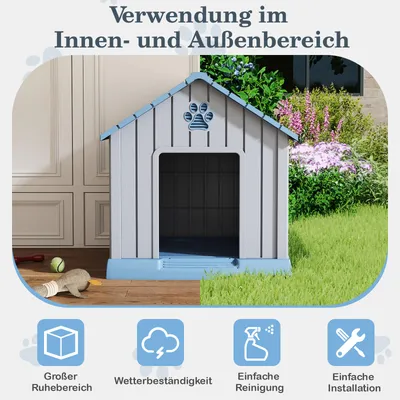 Giantex Hundehütte Für Kleine Und Mittelgroße Hunde Im Außenbereich Giantex Hundehütte Für Kleine Und Mittelgroße Hunde Im Außenbereich