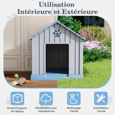 Giantex Niche pour Chien Exterieur de Petite et Moyenne Taille