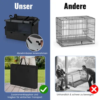 Giantex Faltbare Erweiterbare Transporttasche Für Hunde Und Katzen Giantex Faltbare Erweiterbare Transporttasche Für Hunde Und Katzen