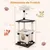 Giantex Arbre a Chat à 4 Niveaux Stable en Peluche, Tour de Jeux pour Chat Giantex Arbre a Chat à 4 Niveaux Stable en Peluche, Tour de Jeux pour Chat