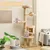 Giantex Arbre à Chat 191cm Multi-Niveaux avec Plates-Formes,Hamac,Panier Giantex Arbre à Chat 191cm Multi-Niveaux avec Plates-Formes,Hamac,Panier