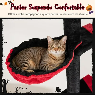 Giantex Arbre a Chat Sol au Plafond Design Gothique