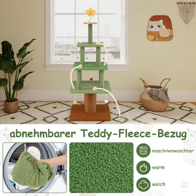 Giantex Kratzbaum „Weihnachtsbaum“ Mit Großem Kratzpfosten Giantex Kratzbaum „Weihnachtsbaum“ Mit Großem Kratzpfosten