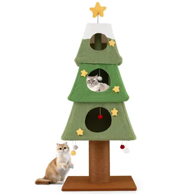 Giantex Kratzbaum „Weihnachtsbaum“ Mit Großem Kratzpfosten Giantex Kratzbaum „Weihnachtsbaum“ Mit Großem Kratzpfosten