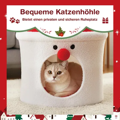 GIANTEX Kratzbaum mit Plattform,Aussichtsplattform,Hängematte Kratzstämmen