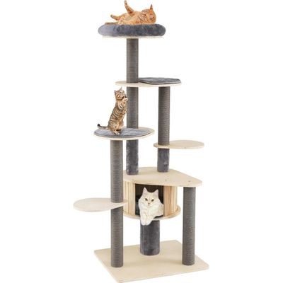 Giantex Arbre à Chat Multi-Niveaux,avec Perchoir Supérieur