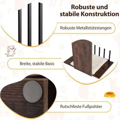 Giantex Mehrstöckiger Katzenbaum Mit Sisalpfosten Und Spielzubehör Giantex Mehrstöckiger Katzenbaum Mit Sisalpfosten Und Spielzubehör