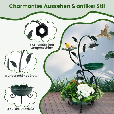 GIANTEX 4-stufige Katzentreppe mit Kratzstamm und Spielbereich