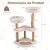 Giantex Arbre a Chat XXL 101 CM à 4 Niveaux,en Bois Massif Giantex Arbre a Chat XXL 101 CM à 4 Niveaux,en Bois Massif