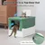 Giantex Katzentoilette Mit Deckel, 2-Wege-Design Und Ausziehbarem Tablett Giantex Katzentoilette Mit Deckel, 2-Wege-Design Und Ausziehbarem Tablett
