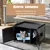 Giantex Maison de Toilette pour Chat, Meuble Litière avec 2 Portes