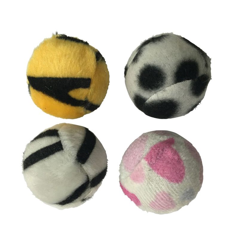 Love Story - Ensemble de 4 balles sonores pour chat
