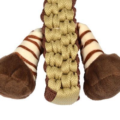 Love Story - Peluche tigre avec corde pour chien