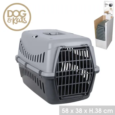 DOG & Kats - Cage de transport pour chien et chat GIPSY