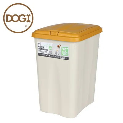 Dogi - Boîte conteneur à croquettes avec couvercle push COCO