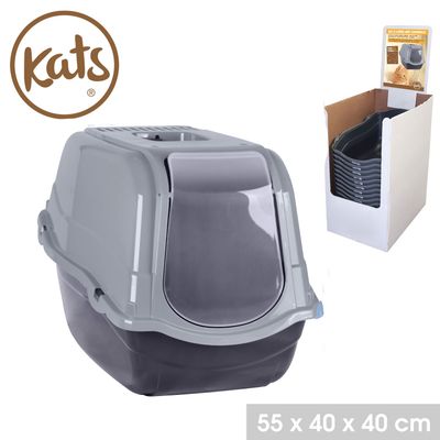 Kats - Maison de toilette litière fermée pour chat EDEN