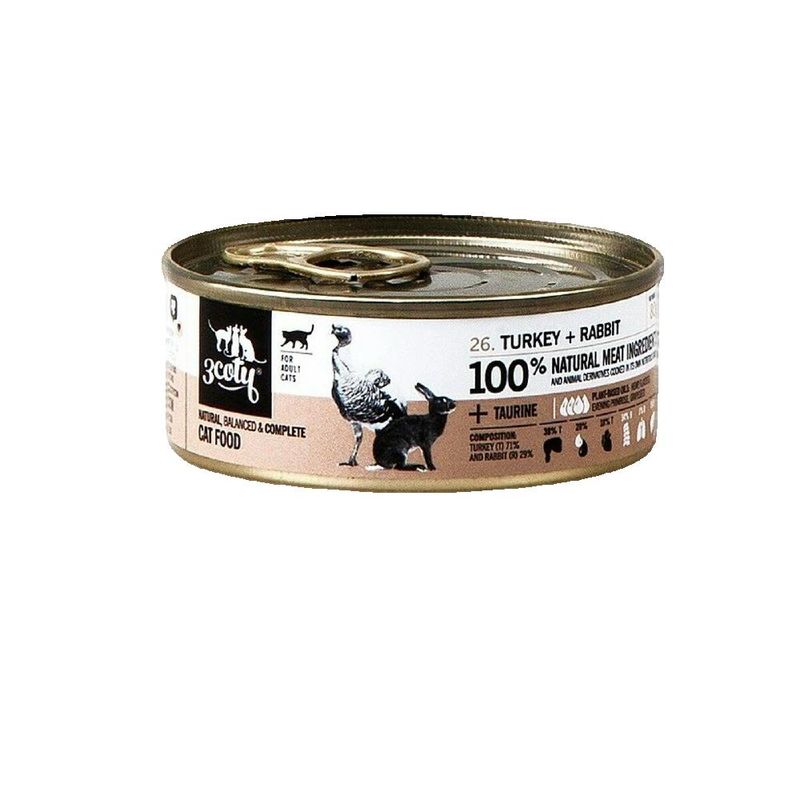 3Coty Nourriture humide pour chats 3COTY