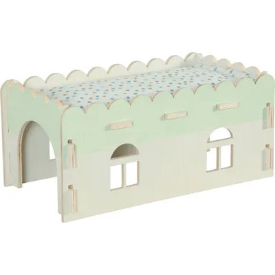 Grande extension Maison bois cosy 25 x 44 x 20 cm lapin, cochon d'inde et o Grande extension Maison bois cosy 25 x 44 x 20 cm lapin, cochon d'inde et o