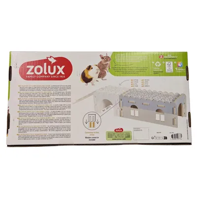 Grande extension Maison bois cosy 40 x 21 x 16 cm cochon d'inde et octodon. Grande extension Maison bois cosy 40 x 21 x 16 cm cochon d'inde et octodon.