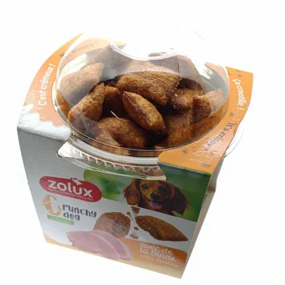 Friandises Crunchy Dog Dinde 75 g pour chien