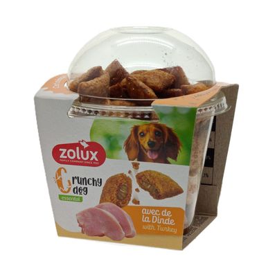 Friandises Crunchy Dog Dinde 75 g pour chien