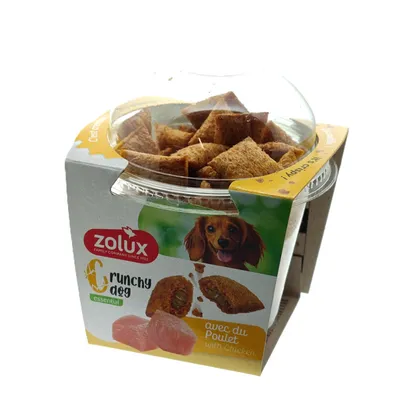Friandises Crunchy Dog Poulet 75 g pour chien Friandises Crunchy Dog Poulet 75 g pour chien