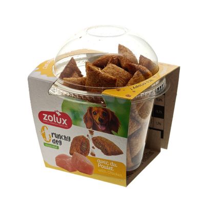 Friandises Crunchy Dog Poulet 75 g pour chien