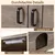 Giantex 2-In-1 Katzentoilettenschrank Mit Ablagen Und Seitlichem Eingang