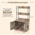 Giantex 2-In-1 Katzentoilettenschrank Mit Ablagen Und Seitlichem Eingang