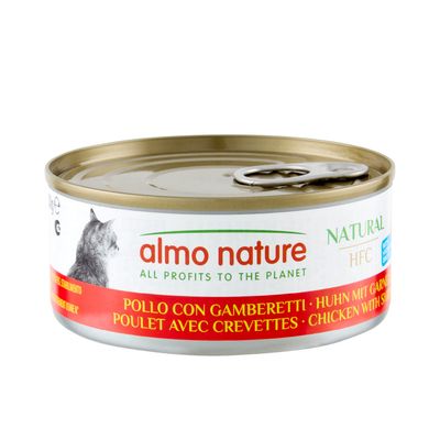 Almo Nature - Patées HFC Naturel Poulet Crevettes pour Chat