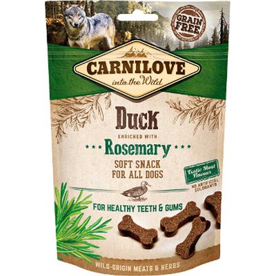 Carnilove - Friandises Semi-Humide Sans Céréales Canard & Romarin Chien