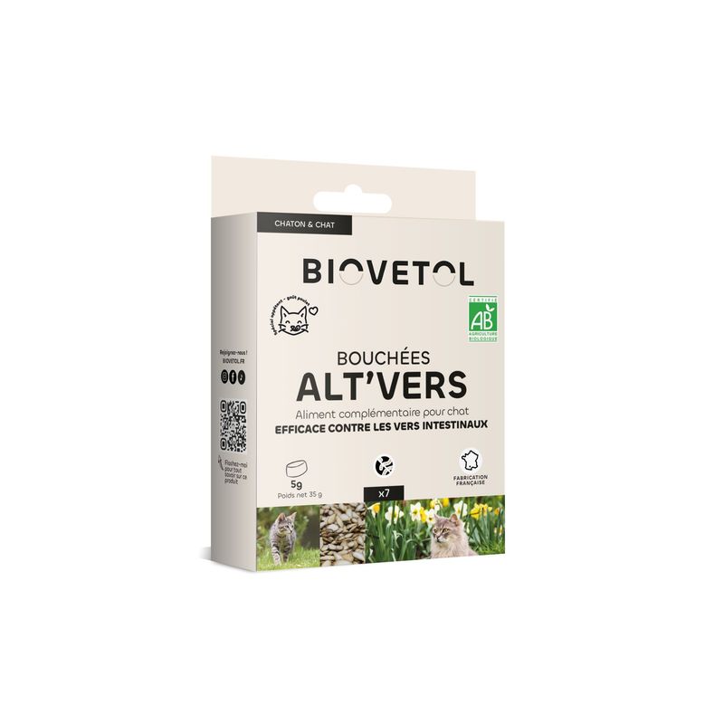Biovetol - Vermifuge Bio & Naturel pour Chat