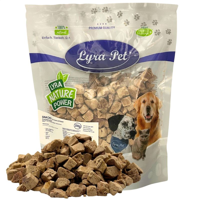 Lyra Pet® Foie de canard lyophilisé en dés