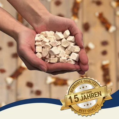 Lyra Pet® Dés de poitrine de poulet lyophilisés