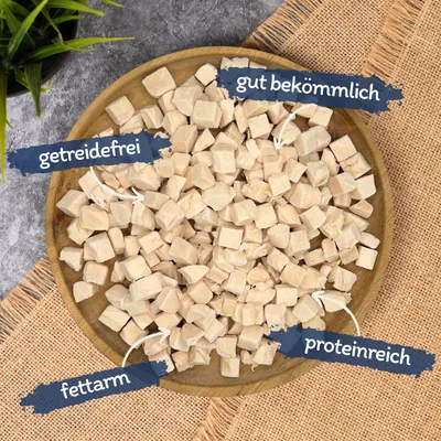 Lyra Pet® Dés de poitrine de poulet lyophilisés