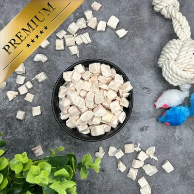 Lyra Pet® Dés de poitrine de poulet lyophilisés