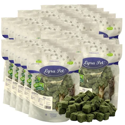 Lyra Pet® Cubes d’herbe à chat lyophilisés