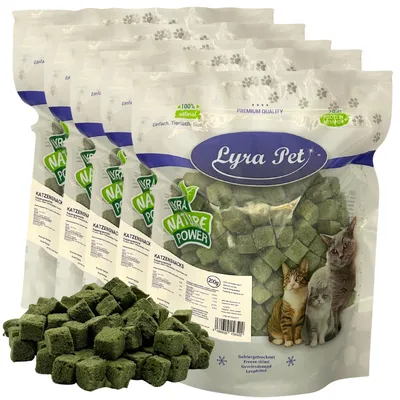 Lyra Pet® Cubes d’herbe à chat lyophilisés