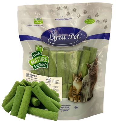 Lyra Pet® Bâtonnets d'herbe à chat lyophilisés
