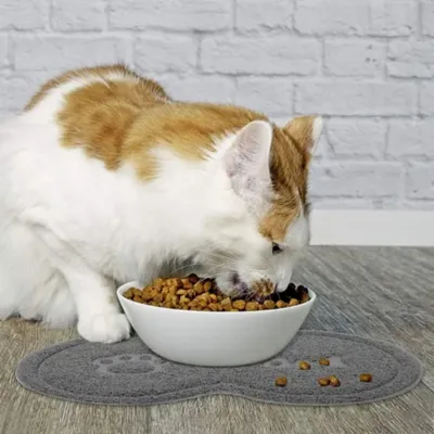 DOG & Kats - Tapis de gamelle antidérapant et anti-poussière MAYA