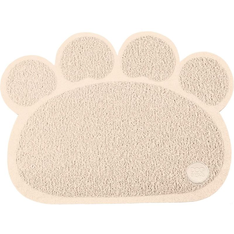 DOG & Kats - Tapis de gamelle antidérapant en forme de patte MAYA