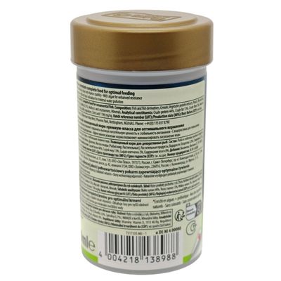 Aliment complet pour poissons d'aquarium herbivores, crisps à la spiruline