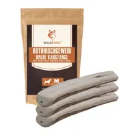 Wildfang — Demi-bois de cerf à mâcher, 100 % naturel