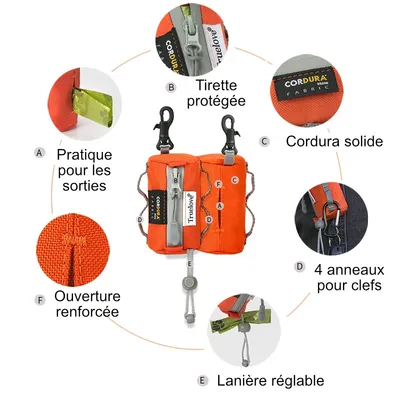 Petite sacoche à crotte / sac à crotte TRUELOVE