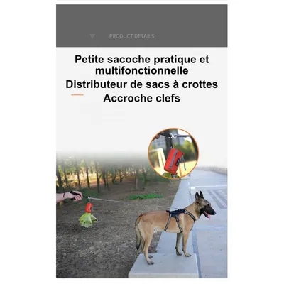 Petite sacoche à crotte / sac à crotte TRUELOVE