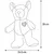 Jeu en peluche Ourson avec un coeur